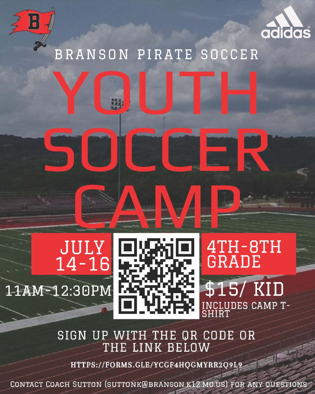 Youth Soccer Camp Flyer
